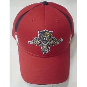  Florida Panthers Pro Shape Velcro Strap Reebok HAT: Sports 