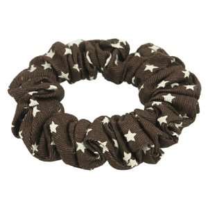  Star Pattern Coffee Elastic Band Hair Tie Ponytail Holder Beauty