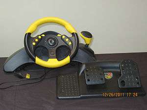 Madcatz MC2 Racing Wheel and Pedal For Playstation 2  