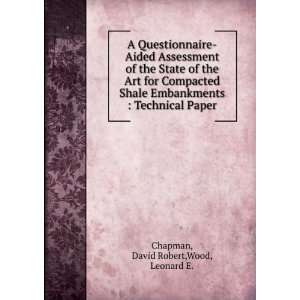   : Technical Paper: David Robert,Wood, Leonard E. Chapman: Books