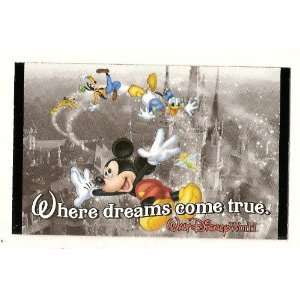  2008 Walt Disney World ticket Mickey Donald Goofy 