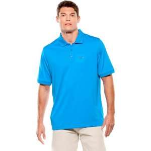   Biotic Mens Polo Race Wear Shirt   Fluid Blue / Large: Automotive