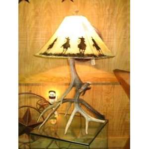  Table Lamp Large Mule Deer / White Tail   L 4