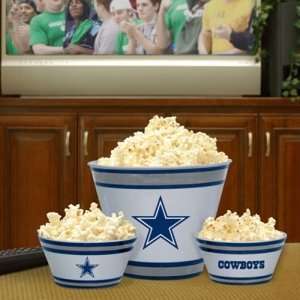  Dallas Cowboys NFL Melamine Serving Bowl Set: Kitchen 