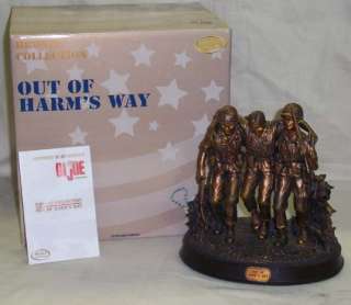 GI Joe Bronze Collection Out of Harms Harms Way Statue  