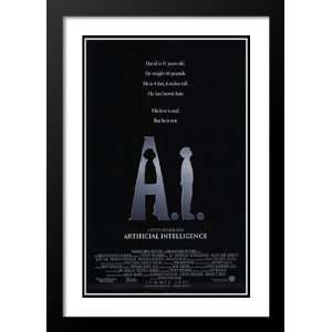com A.I. Artificial Intelligence 32x45 Framed and Double Matted Movie 