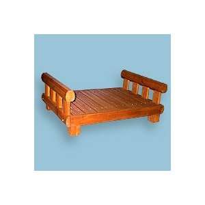   Pet Beds   Merry Products Large Log Home Dog House Porch