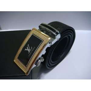  New Lv Louis Vuitton 2 Black Fashion Belt Auto Buckle 