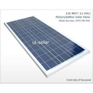  125 Watt Solar Panel 12v Weatherproof 25 Year Warranty 