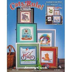  Cats Rule, Cross Stitch from Stoney Creek: Arts, Crafts 