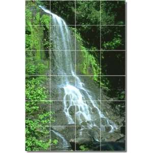  Waterfalls Photo Custom Tile Mural 8  24x36 using (24 