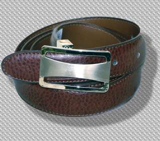 New Giorgio Mens Leather Belt 9 Styles Faux Skins Black Brown 