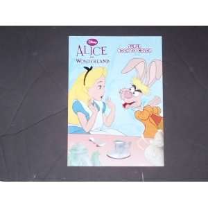  Disney Alice in Wonderland Super Book to Color ~ Tea 