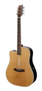 Boulder Creek Left Hand Acoustic/Electric Cutaway Guitar   ECR4 NS L