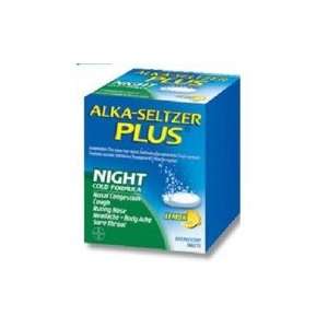  Alka Seltzer Plus Cold Nighttime Effervescent Tablets 