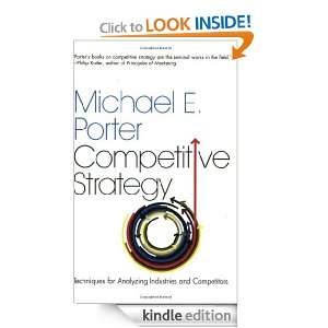 Competitive Strategy Michael E. Porter  Kindle Store