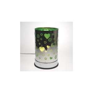  Electric Aroma Lamp   Touch Activated   Hearts   Green 