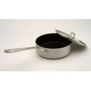 All Clad MC2 Master Chef Collection Sauce Pan with Lid 1.0QT 6 x 2 1 