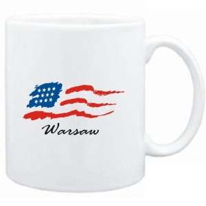  Mug White  Warsaw   US Flag  Usa Cities: Sports 