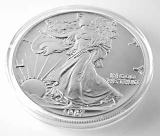 1987 AMERICAN EAGLE Fine Silver Coin Dollar 1 oz Ounce Round 