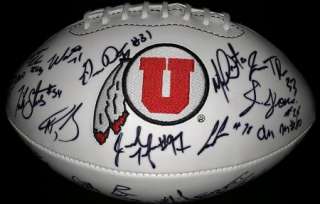 2009 Utah Utes team signed football  CERTIFICATE   