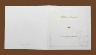 84 Satin White Ribbon Window Wedding Invitations and Envelopes Set 