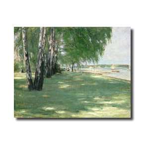   The Garden Of The Artist In Wannsee 1918 Giclee Print