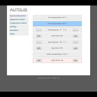 Autelis Pool Control IR Remote Jandy Serial Home Automation Adapter 