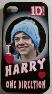 ONE DIRECTION I LOVE HARRY Personalized iPhone 4/4s Custom Cover 