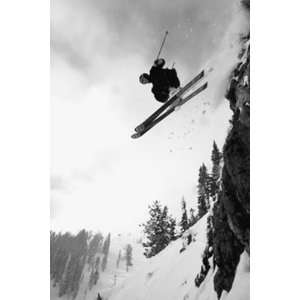   Skier At Jackson Hole Mountain Resort, WY Wall Mural: Home Improvement