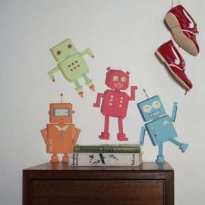  Robots Fabric Wall Decals