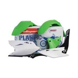  Polisport Kawasaki Plastic Kit   White 90130 Automotive