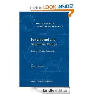 Feyerabend and Scientific Values Tightrope Walking Rationality 