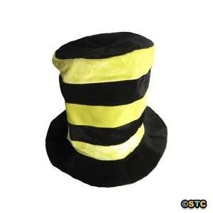   & Yellow Striped Tall Top Hat ~ Halloween Fun Top Hats Toys & Games