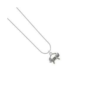  Crab   2 D Snake Chain Charm Necklace Arts, Crafts 