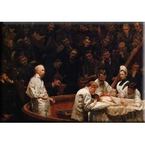   Clinic 30x21 Streched Canvas Art by Eakins, Thomas