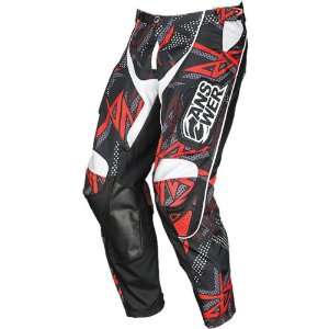 Answer Racing Ion Mens Motocross Motorcycle Pants   Red/Black / Size 