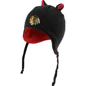   Youth 47 Brand Black Little Monster Knit Hat