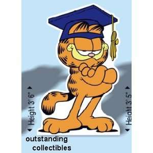  Garfield Graduate Cartoon Character Large Standup Standee 