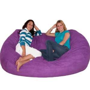  7 feet Xx large Purple Cozy Sac Foof Bean Bag Chair Love 