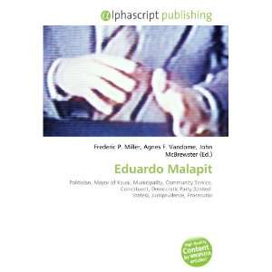  Eduardo Malapit (9786133862036) Books