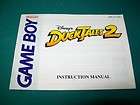   Nintendo Game Boy Instruction Booklet Manual GameBoy Book Duck Tales