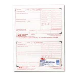    TOPS W 2 Tax Form, 8 Part Carbonless, 50 Forms Electronics