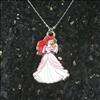 Lot 9pcs Princess Ariel The Little Mermaid Necklace for Birthday Party 