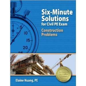   PE Exam Construction Problems [Paperback] Elaine Huang PE Books