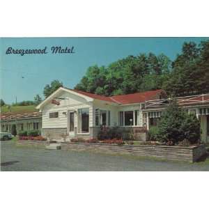 Breezewood Motel Pennsylvania Turnpike Post Card 60s 