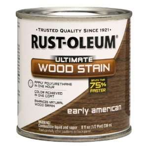 com Rust Oleum 260361 Ultimate Wood Stain, Half Pint, Early American 