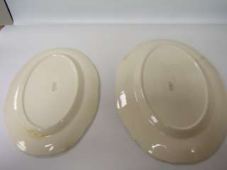 Washington Colonial 2 Platters by Vogue white embossed  