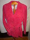Bradley Bayou Washable Suede Long Trench Jacket LVE 1X  