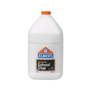  New Elmers E340   Washable School Glue, 1 gal, Liquid 